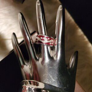 Sterling Silver with Brilliant Stones (size 10)